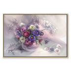 Watercolour Flower Bouquet Colorful Canvas Print
