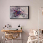 Watercolour Flower Bouquet Colorful Canvas Print