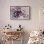 Watercolour Flower Bouquet Colorful Canvas Print