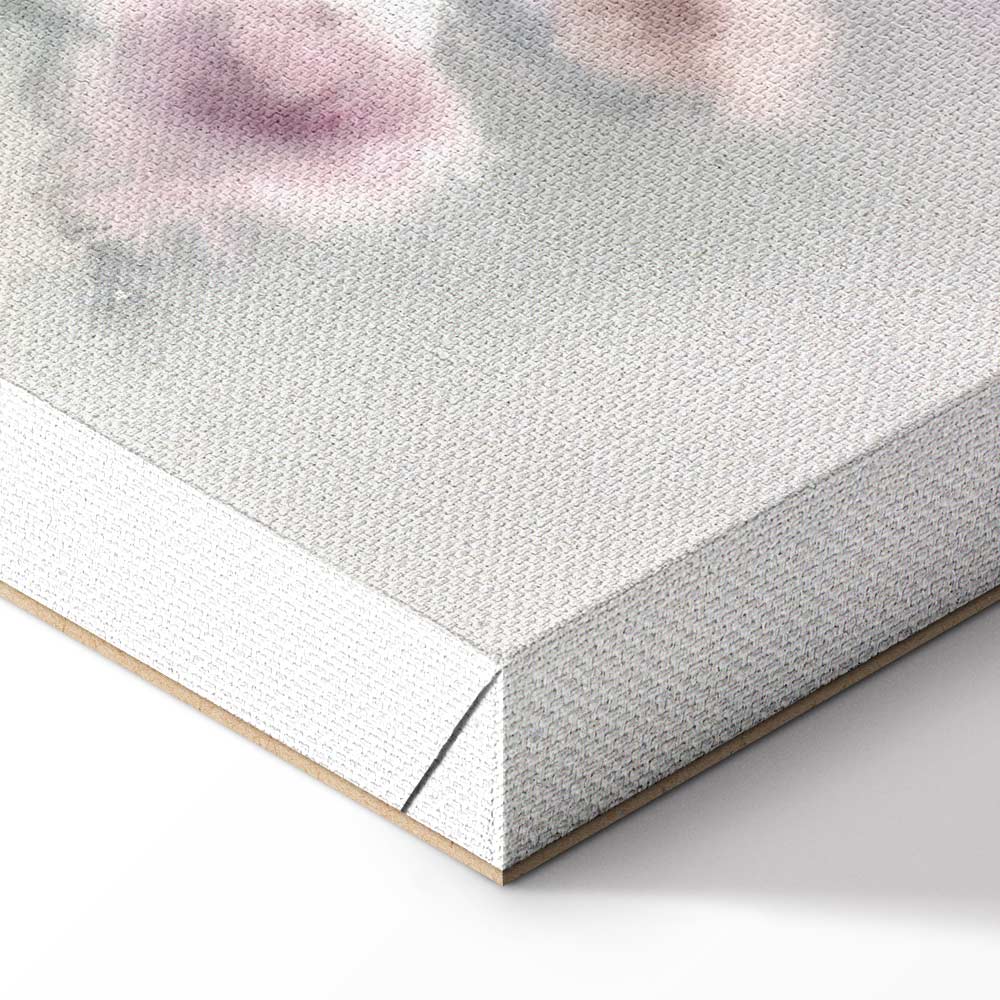 Watercolour Flower Bouquet Colorful Canvas Print