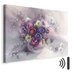 Watercolour Flower Bouquet Colorful Canvas Print