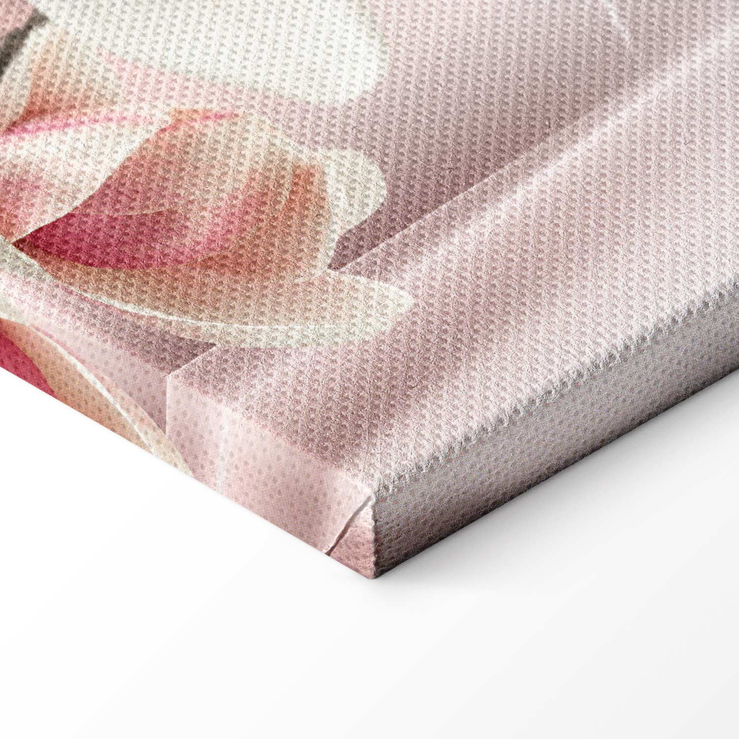 Magnolia Reflection Floral Narrow Canvas Print