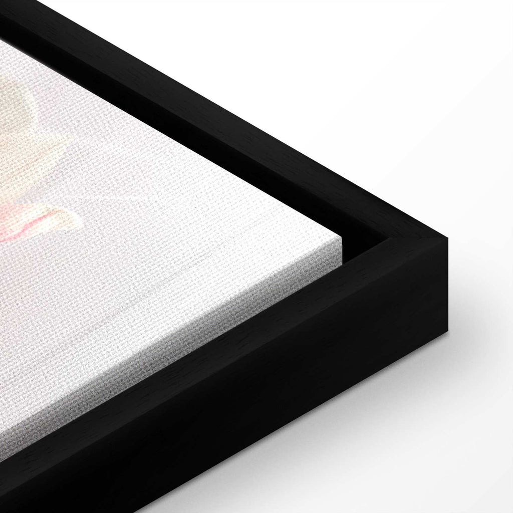 Magnolia Reflection Floral Narrow Canvas Print