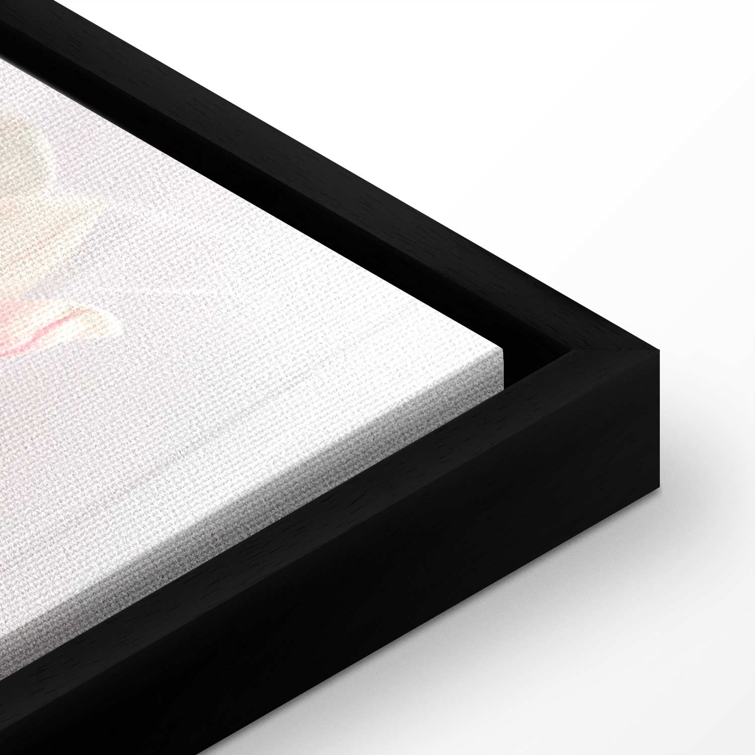 Magnolia Reflection Floral Narrow Canvas Print