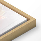 Magnolia Reflection Floral Narrow Canvas Print