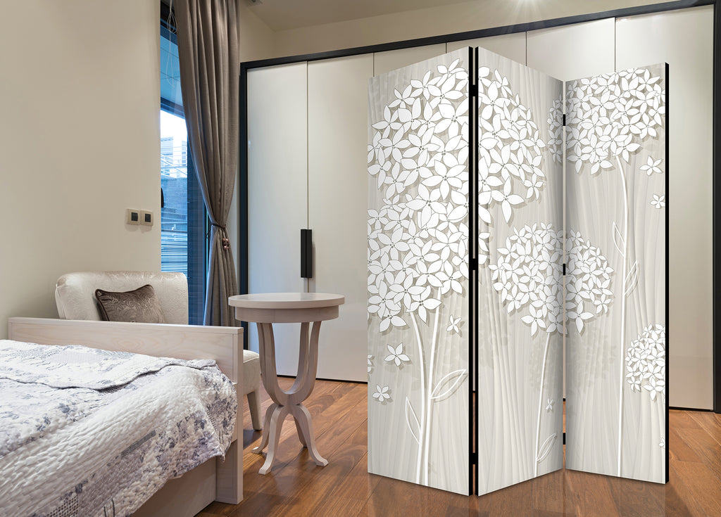 Paper Dandelions Floral Room Divider