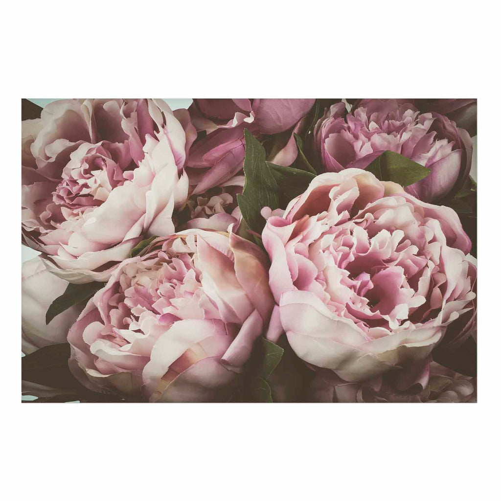 Pink Peonies Floral Poster