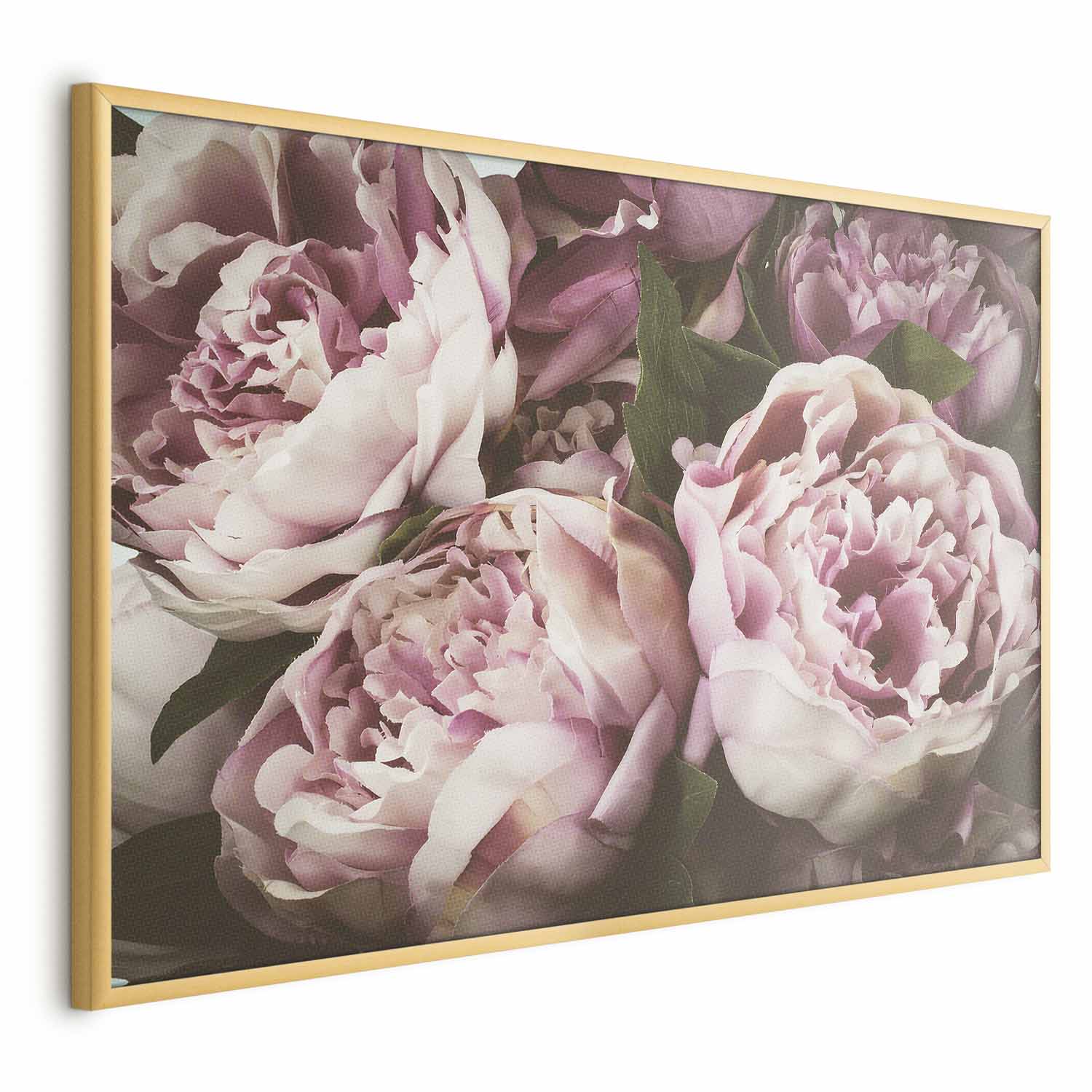 Pink Peonies Floral Poster