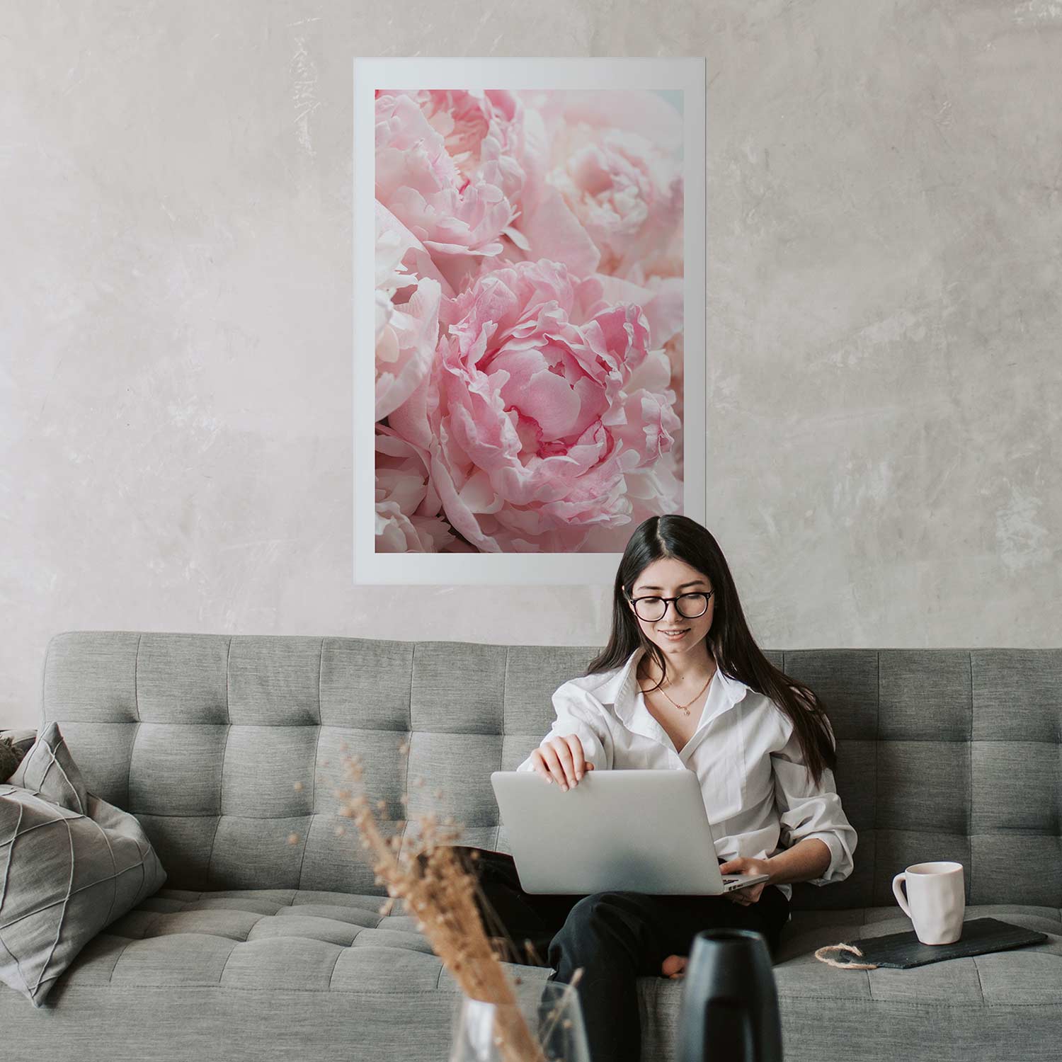 Morning Floral Nostalgia Poster