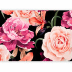 Romantic Rose Bouquet Floral Wall Mural