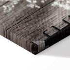 Dried Flowers Rustic Canvas Print