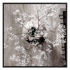 Dried Flowers Rustic Canvas Print