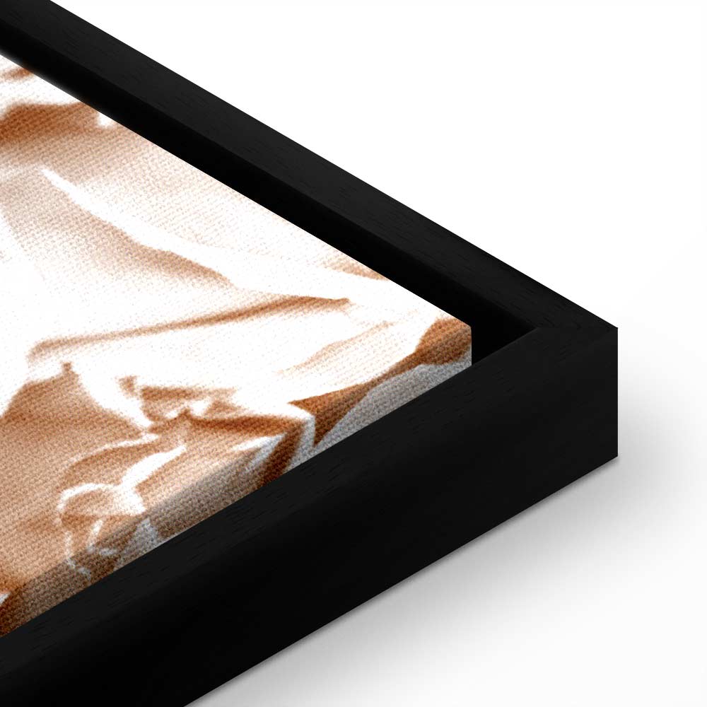 Rose Garden Floral Vertical Canvas Print