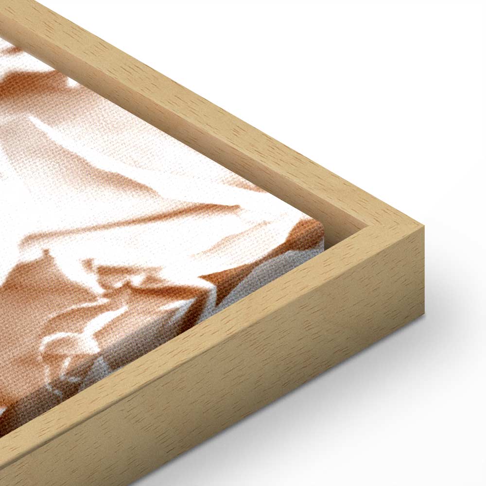 Rose Garden Floral Vertical Canvas Print