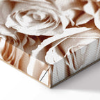 Rose Garden Floral Vertical Canvas Print