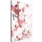 Canvas Print Blooming Cotton 1 Part Vertical