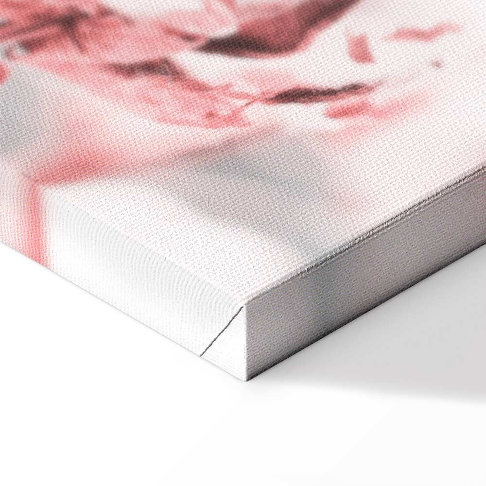 Blooming Cotton Floral Canvas Print Vertical