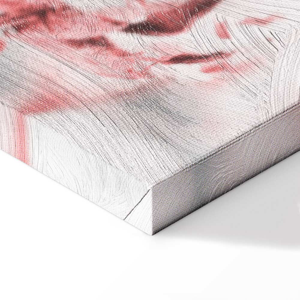 Blooming Cotton Floral Canvas Print Vertical