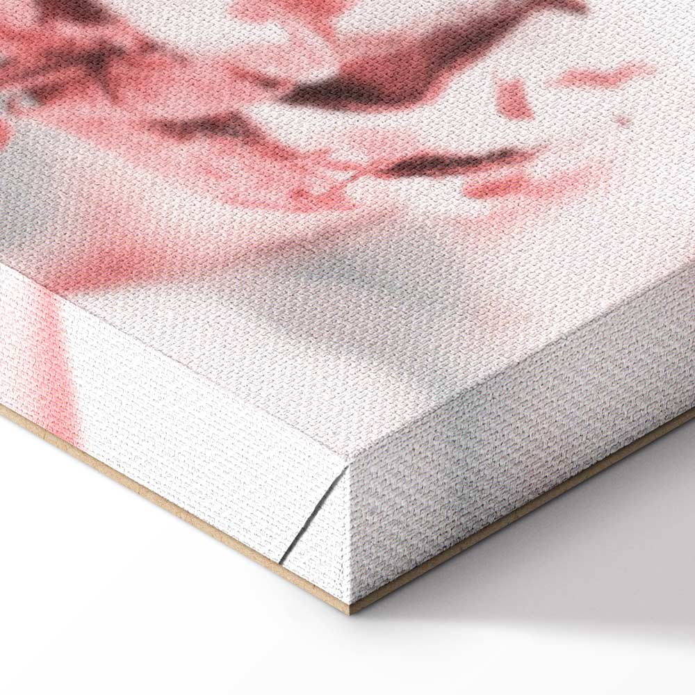 Blooming Cotton Floral Canvas Print Vertical