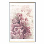 Delicate Peonies Floral Poster