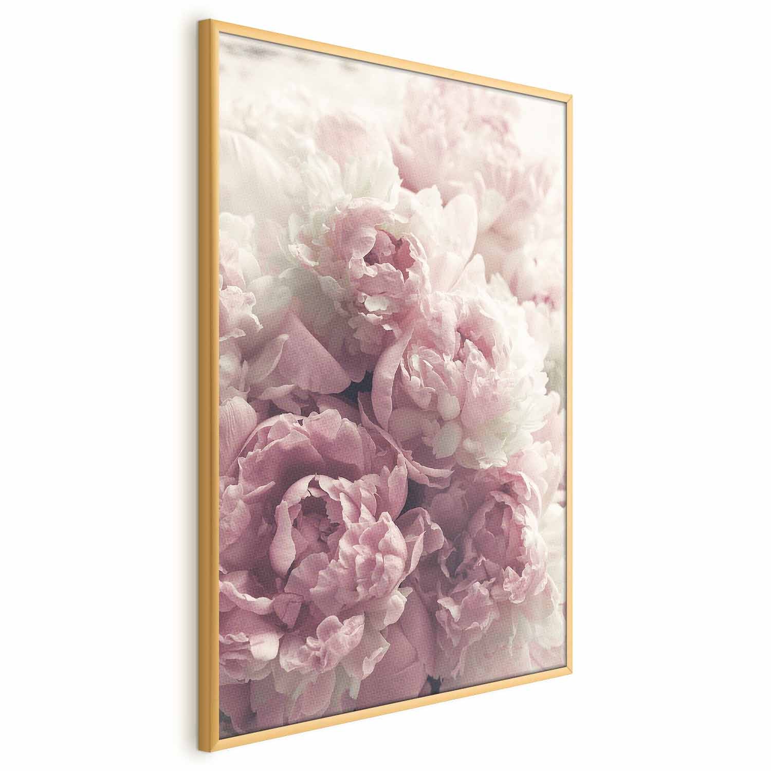 Delicate Peonies Floral Poster