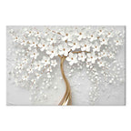 Abstract Magnolia Floral Canvas Print