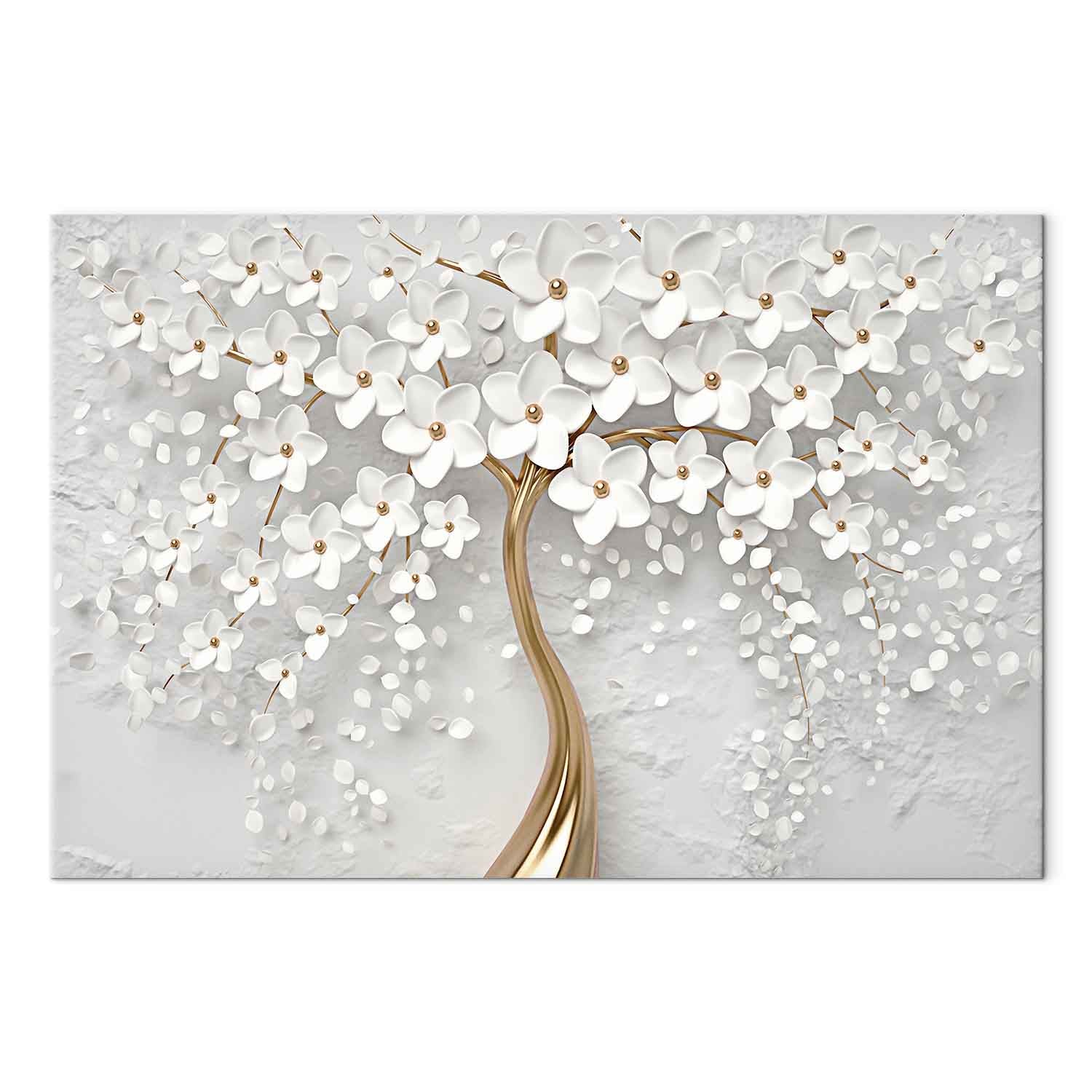 Abstract Magnolia Floral Canvas Print