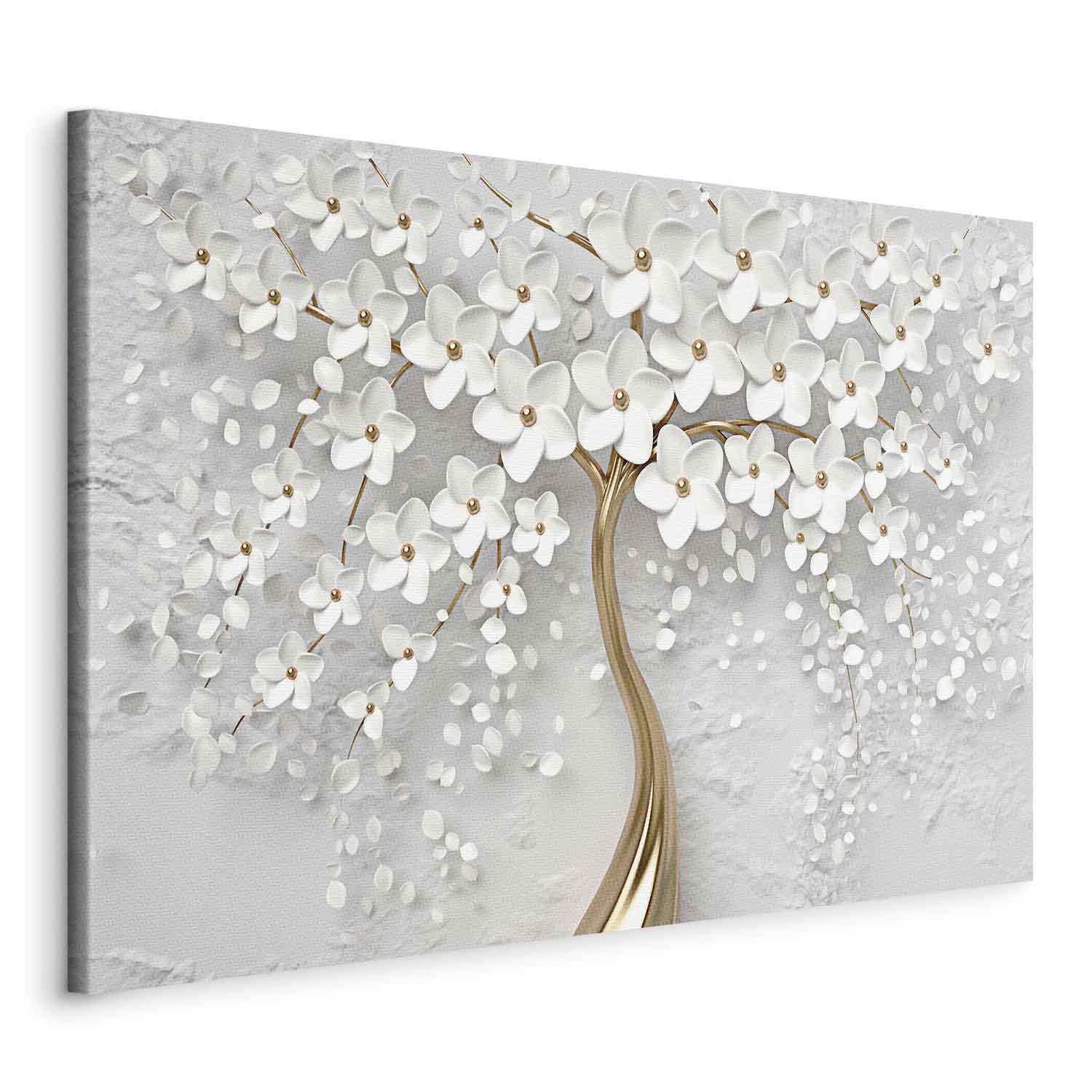 Abstract Magnolia Floral Canvas Print
