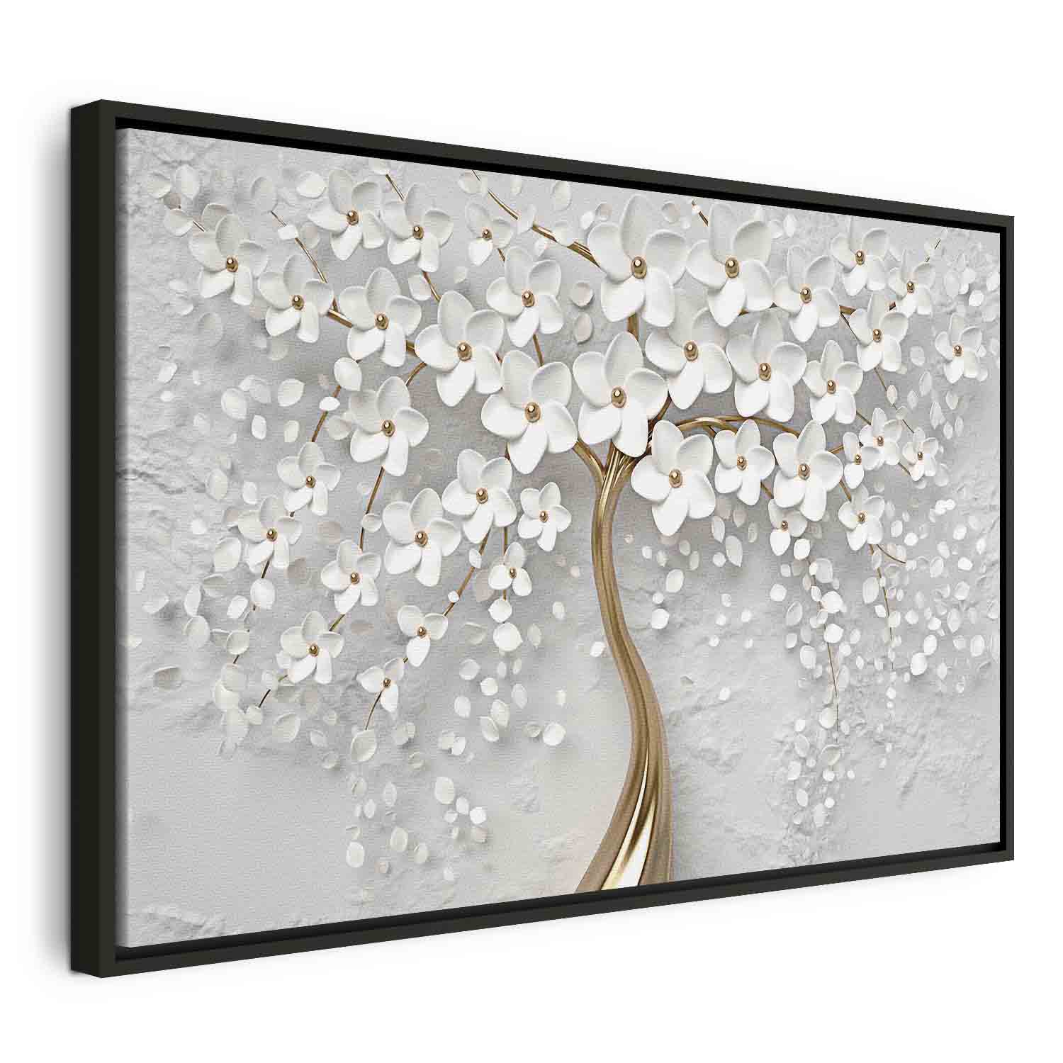 Abstract Magnolia Floral Canvas Print