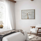 Abstract Magnolia Floral Canvas Print