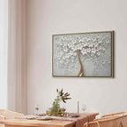 Abstract Magnolia Floral Canvas Print