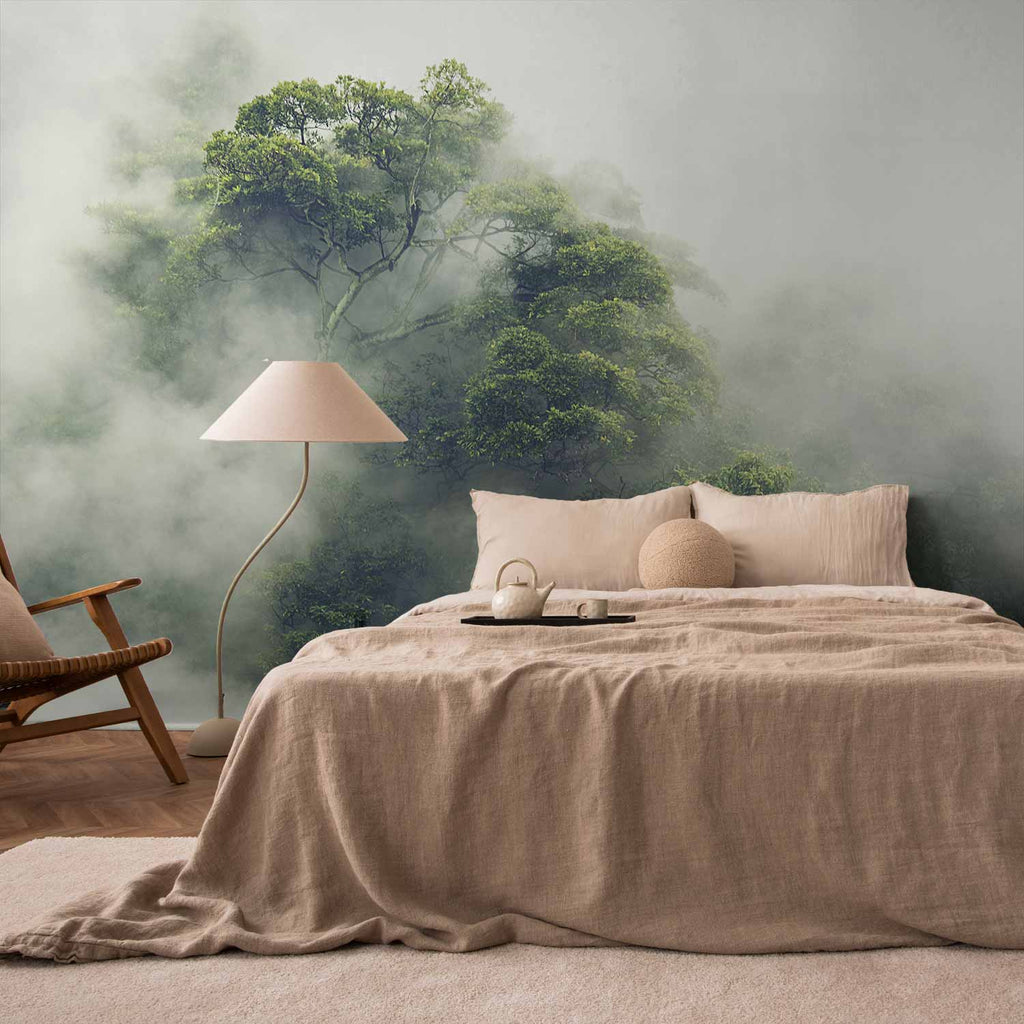 Foggy Amazon Forest Wall Mural
