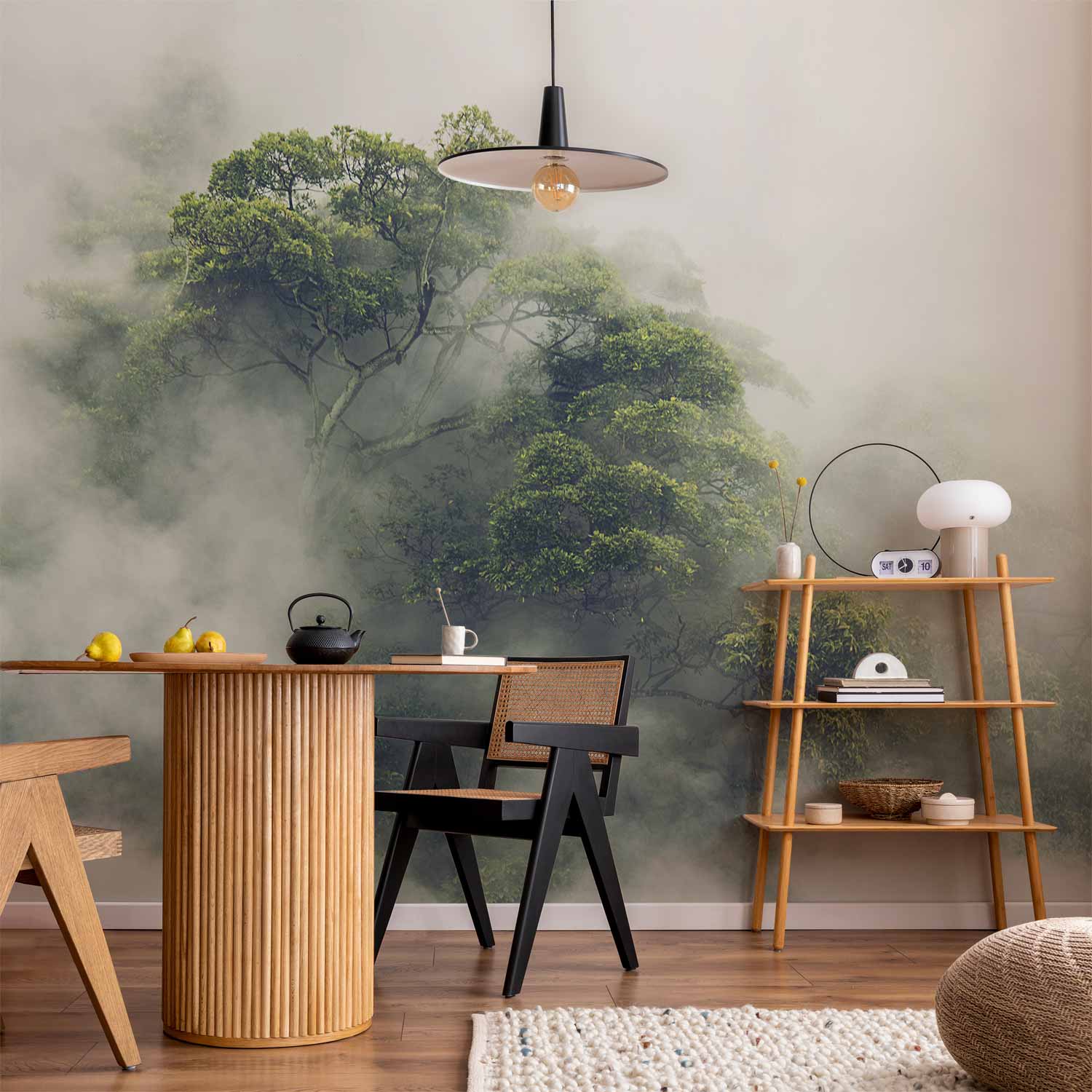 Foggy Amazon Forest Wall Mural