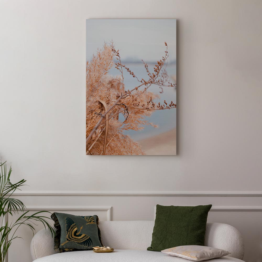 Sophisticated Twigs Nature Vertical Canvas Print