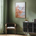 Sophisticated Twigs Nature Vertical Canvas Print