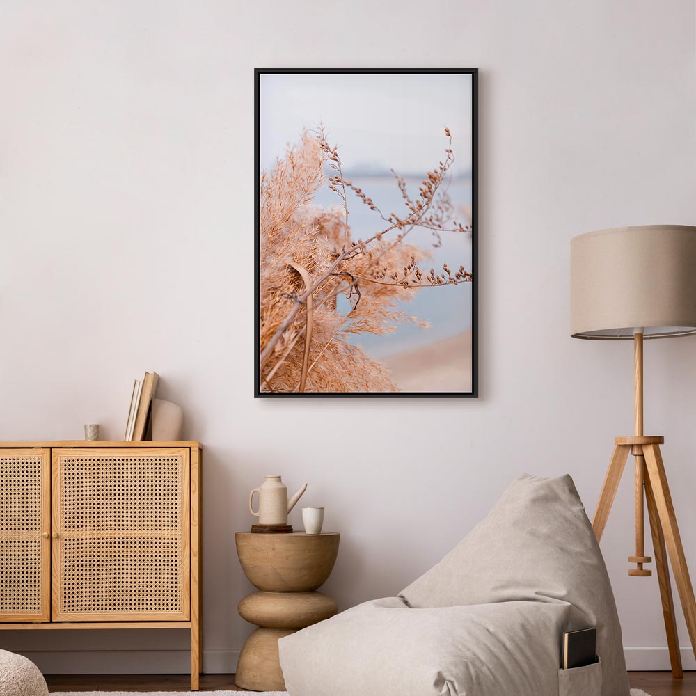 Sophisticated Twigs Nature Vertical Canvas Print