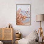 Sophisticated Twigs Nature Vertical Canvas Print