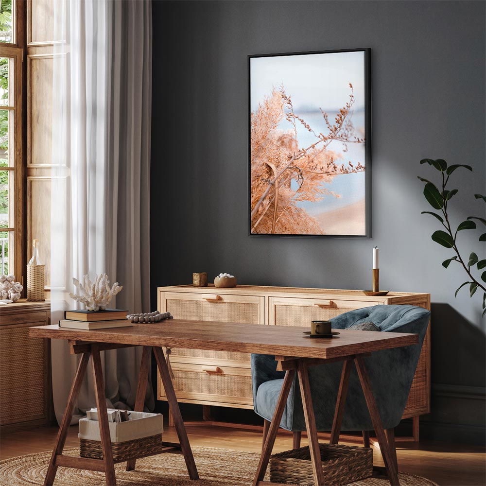 Sophisticated Twigs Nature Vertical Canvas Print