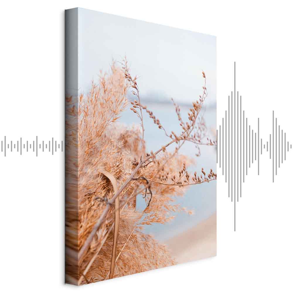 Sophisticated Twigs Nature Vertical Canvas Print