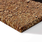 Feather on Sandy Shore Vertical Canvas Print