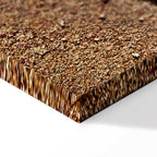 Feather on Sandy Shore Vertical Canvas Print