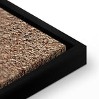 Feather on Sandy Shore Vertical Canvas Print