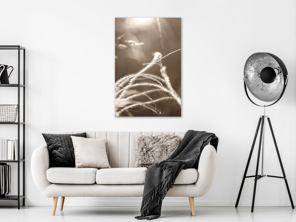 Canvas Print Fluffy Grass Vertical