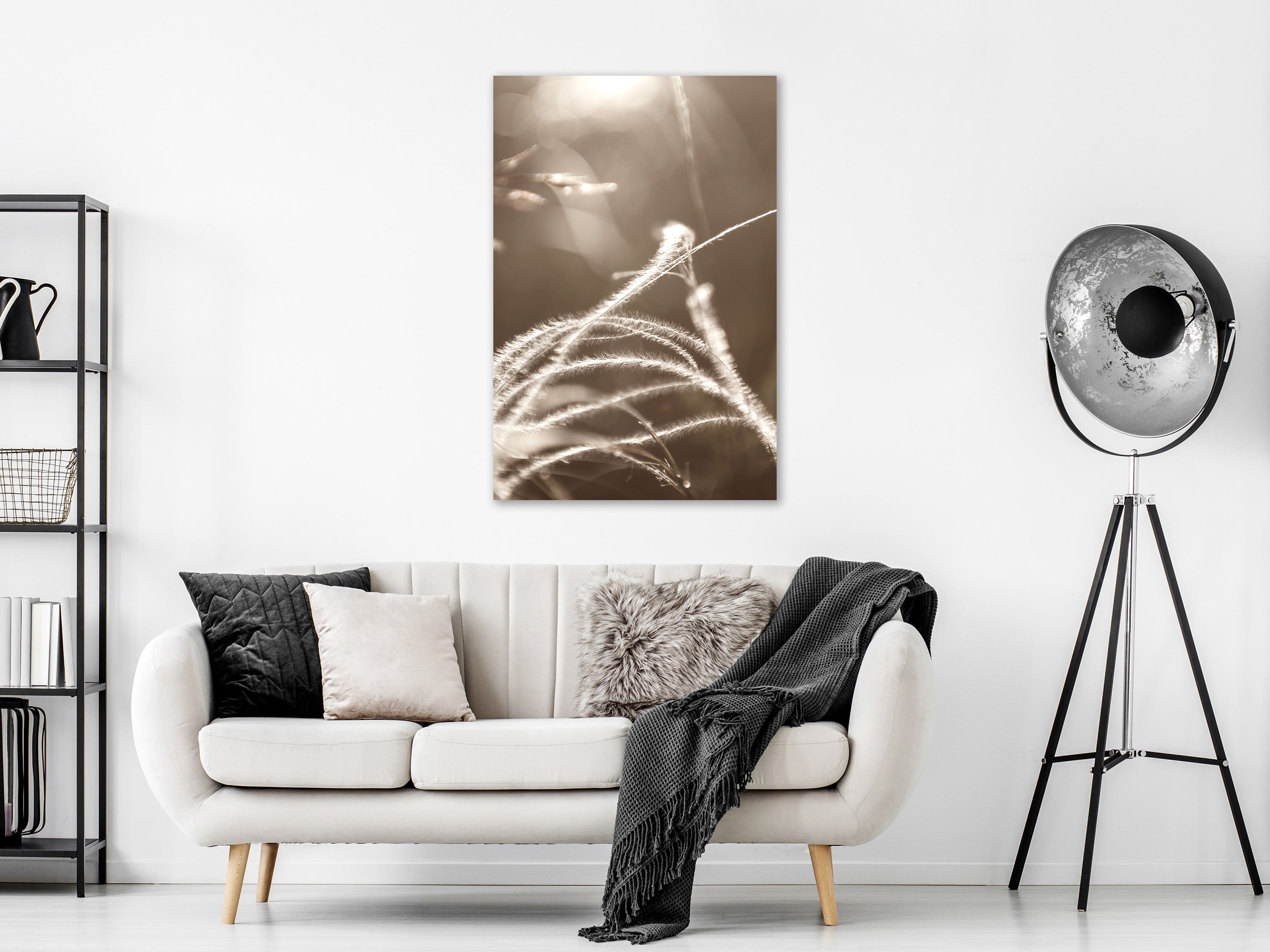 Canvas Print Fluffy Grass Vertical