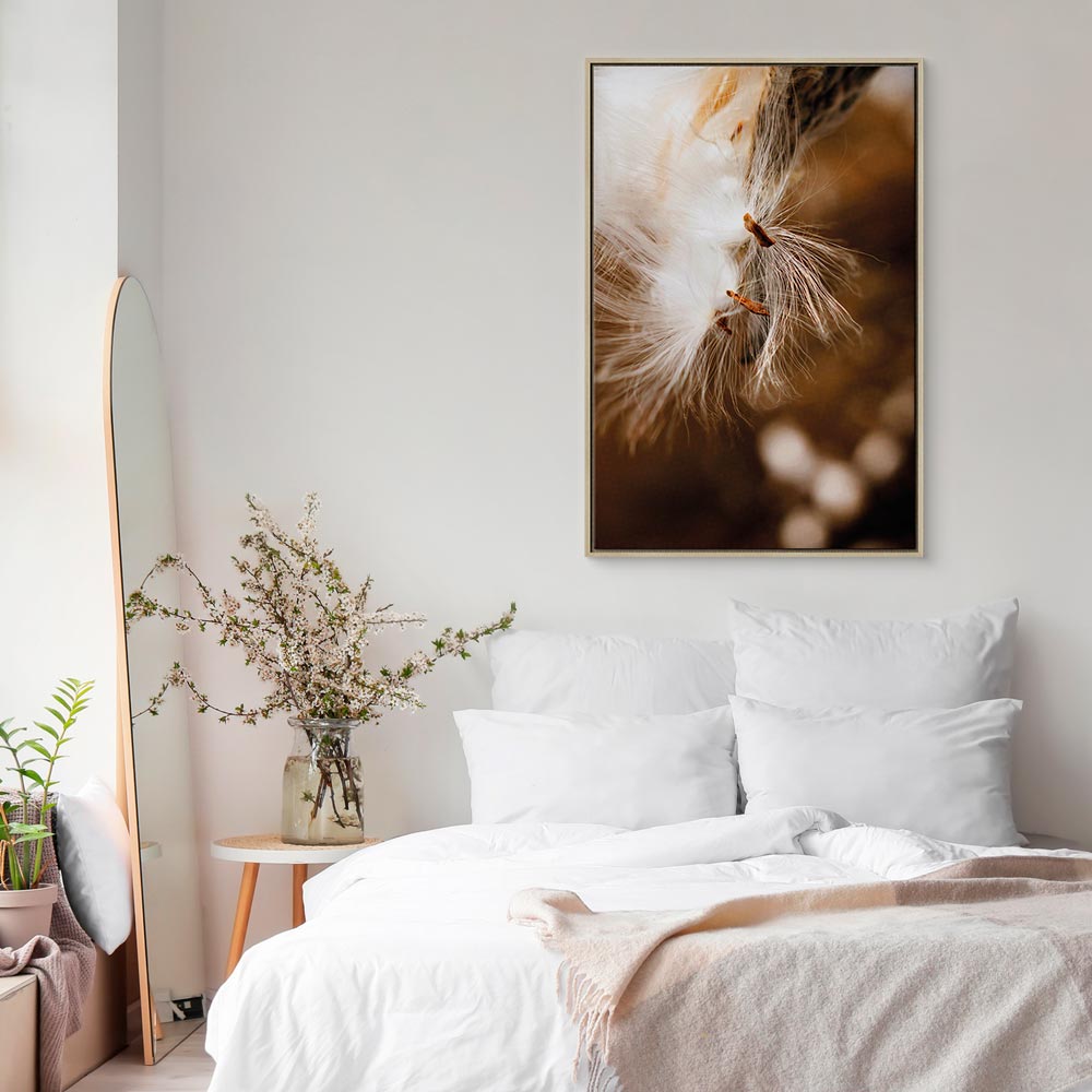 Dandelion Floral Nature Canvas Print