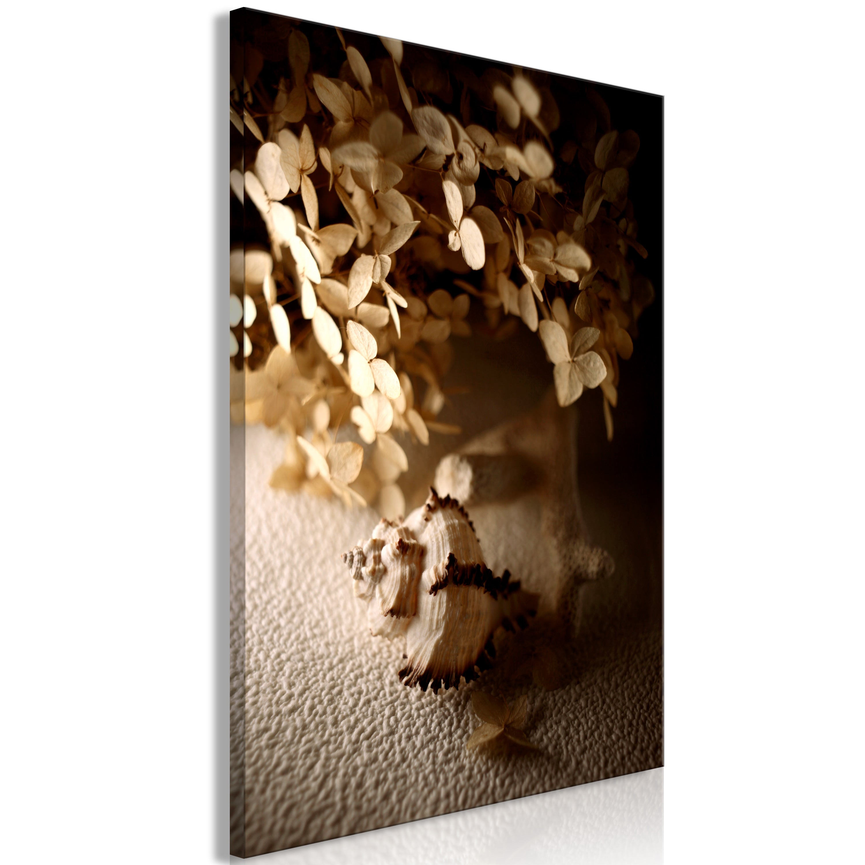 Canvas Print Humming Seashell (Vertical)