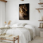 Humming Seashell Coastal Canvas Print