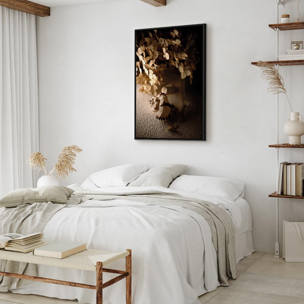 Humming Seashell Coastal Canvas Print