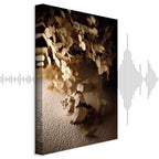 Humming Seashell Coastal Canvas Print