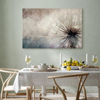 Dandelions in Clouds Nature Canvas Print